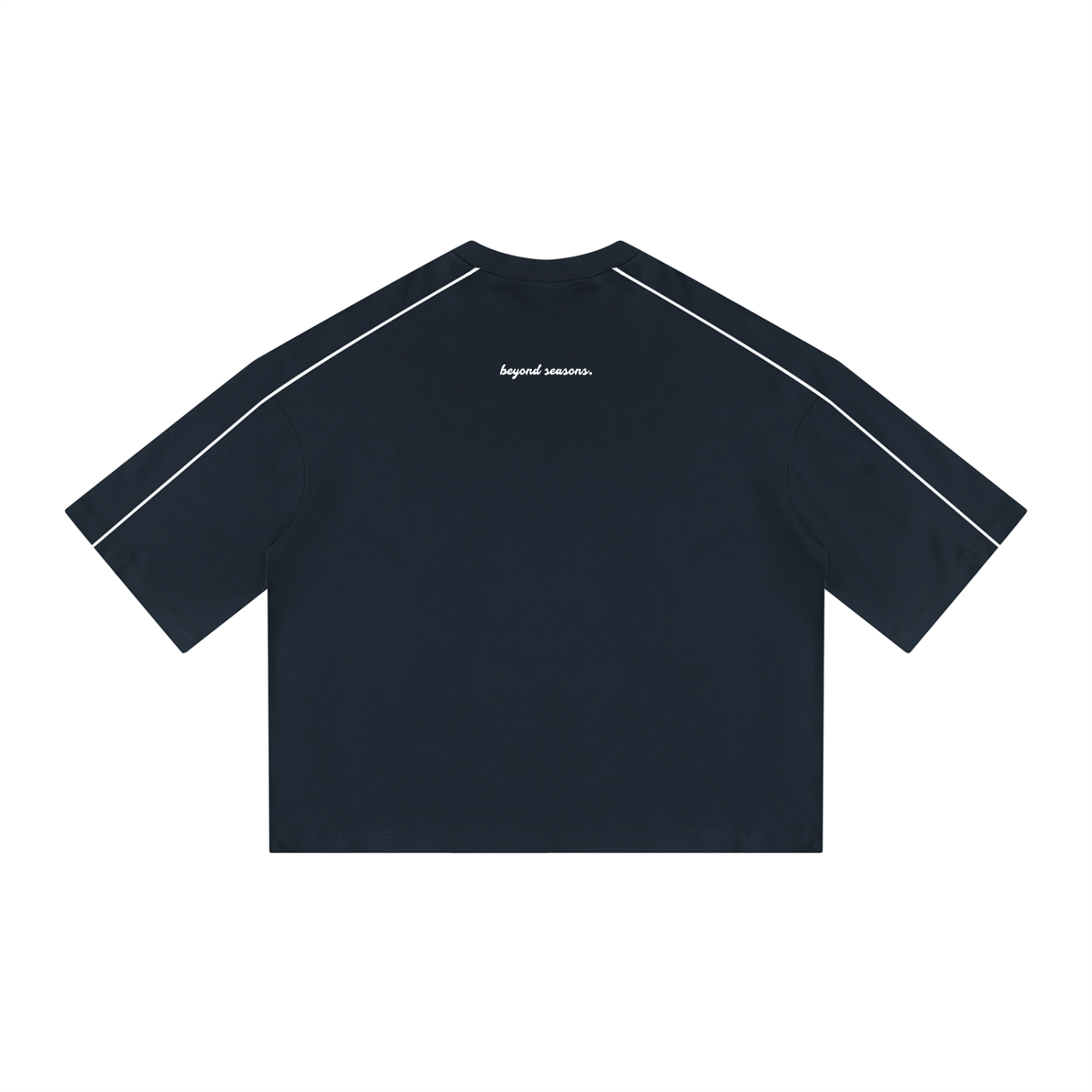 Unisex Heavyweight Boxy Piping T-Shirt