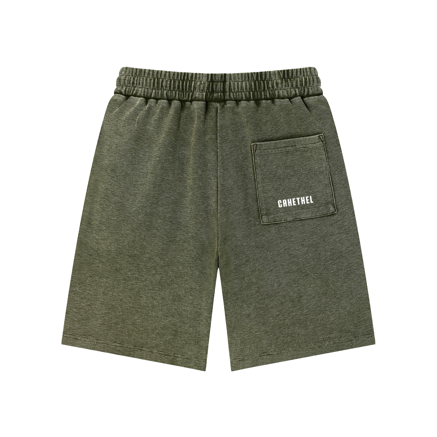 Mineral Wash Waffle Knit Shorts