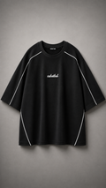 Unisex Heavyweight Boxy Piping T-Shirt