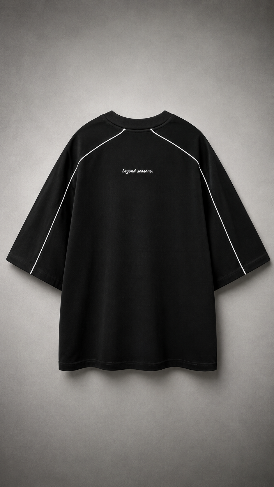 Unisex Heavyweight Boxy Piping T-Shirt