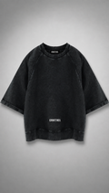 Unisex Vintage Wash Boxy Short Sleeve Sweatshirt