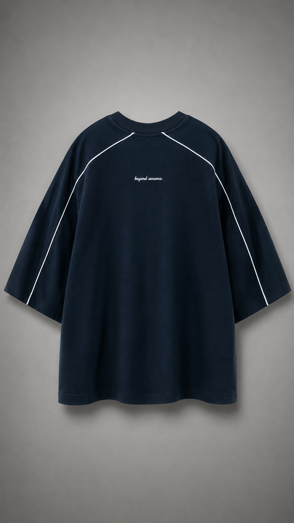 Unisex Heavyweight Boxy Piping T-Shirt
