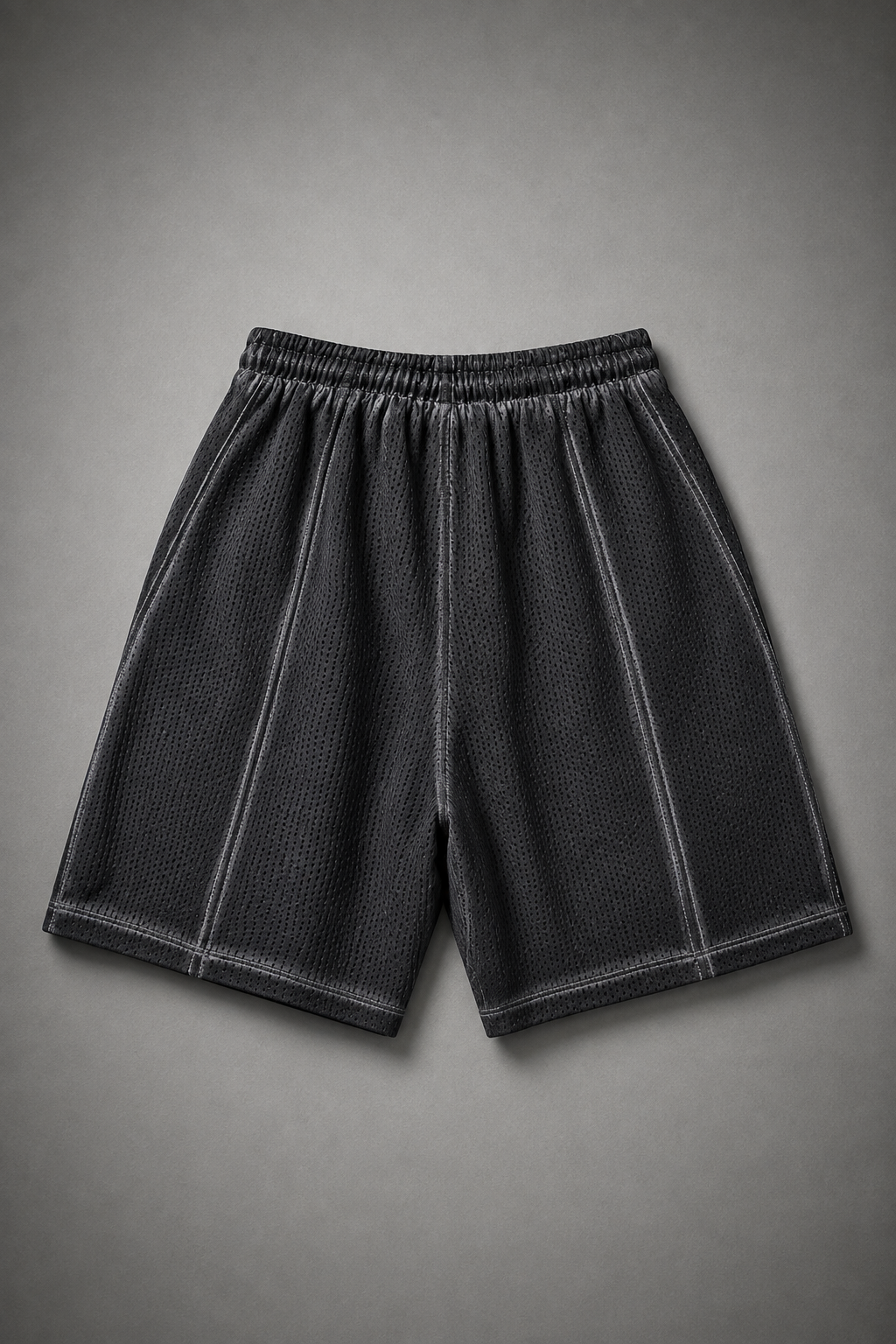 Unisex Vintage Wash Mesh Shorts