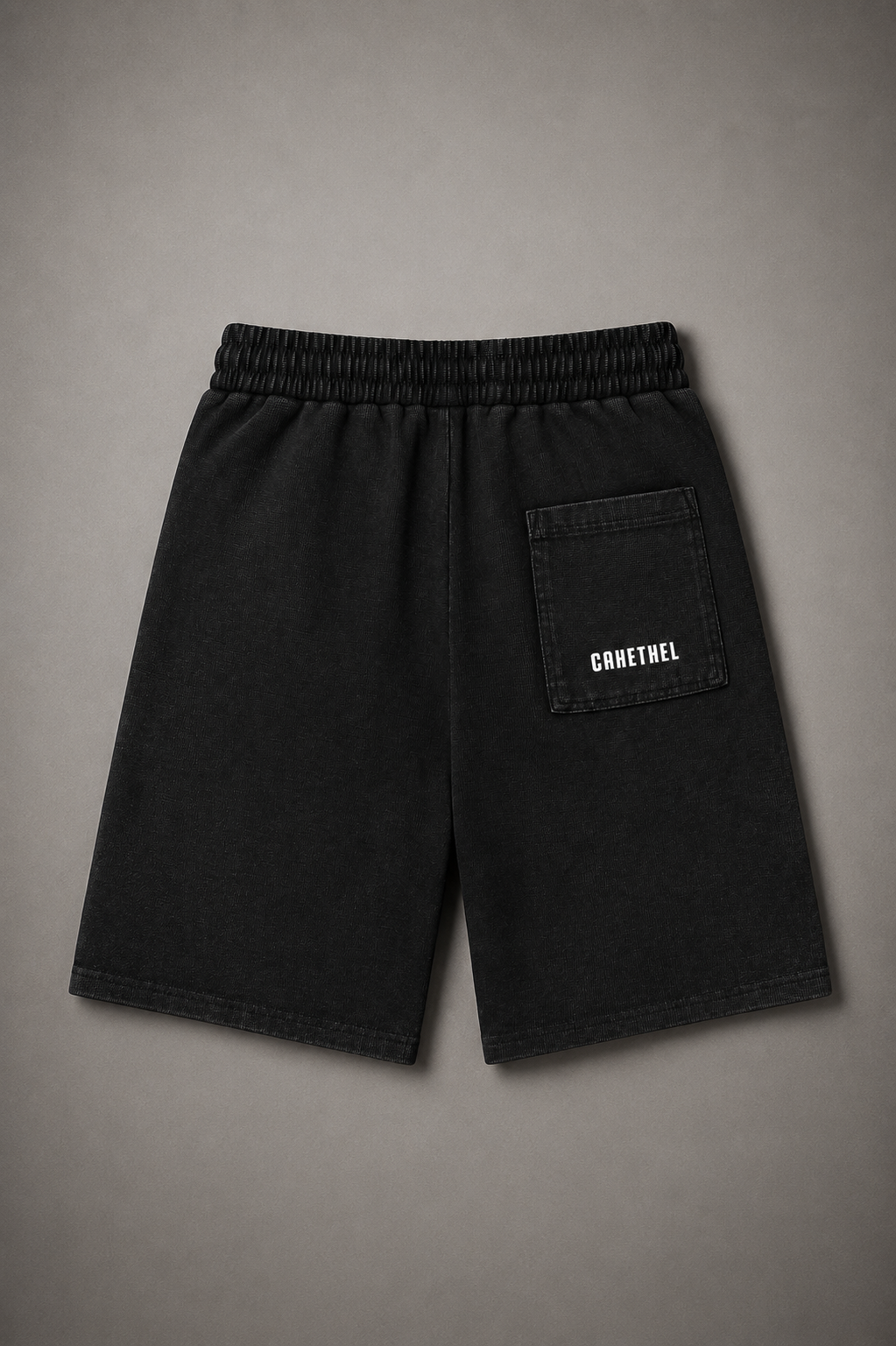 Mineral Wash Waffle Knit Shorts