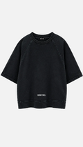 Unisex Vintage Wash Boxy Short Sleeve Sweatshirt