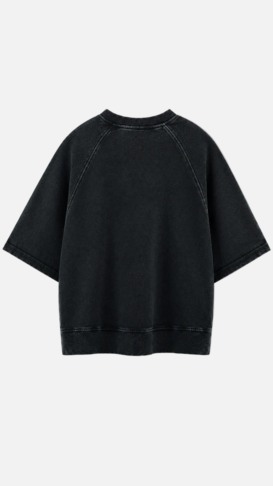 Unisex Vintage Wash Boxy Short Sleeve Sweatshirt