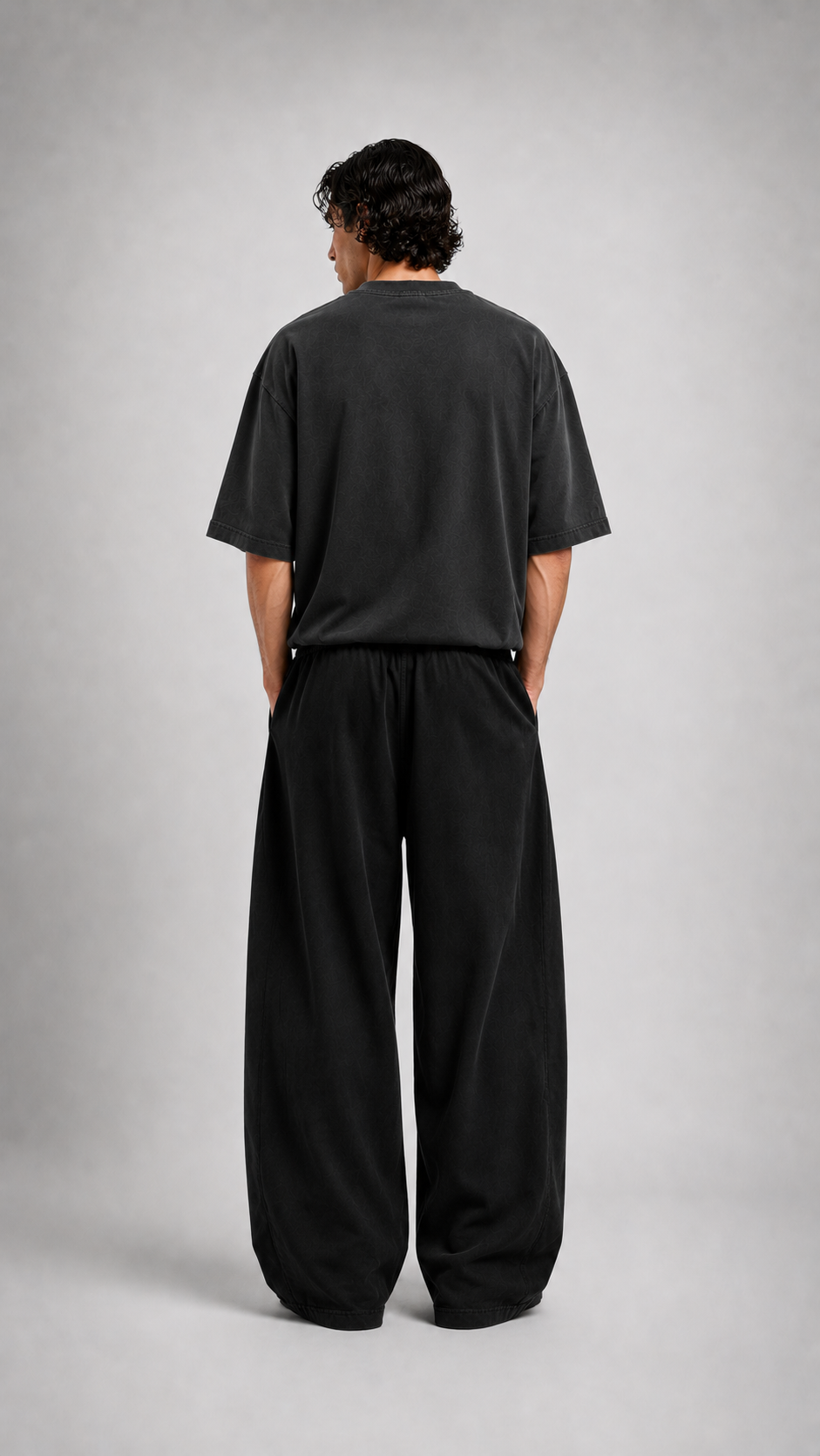 Heavyweight Wide Leg Panel Sweatpants