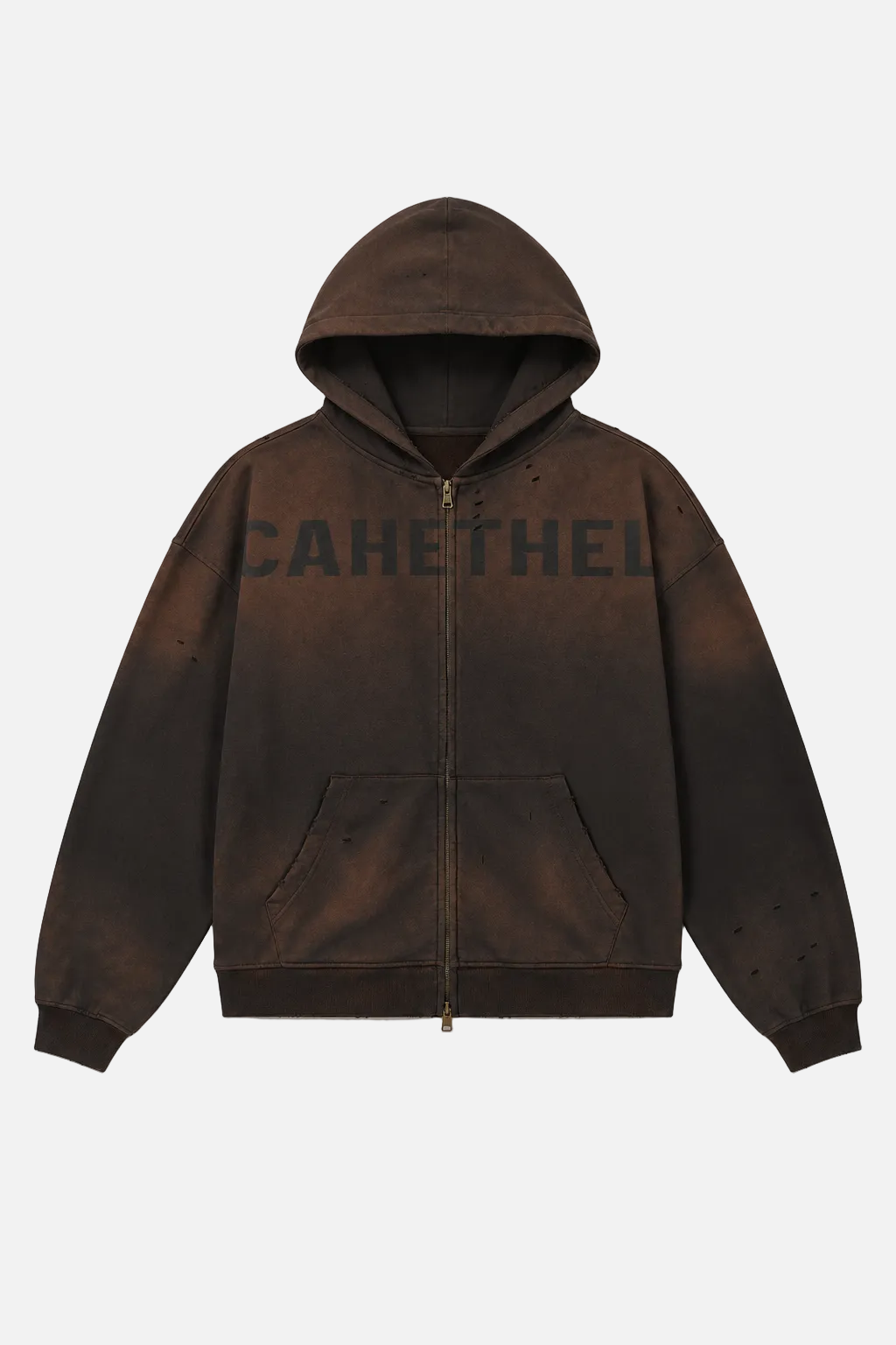 FADED ZIP HOODIE