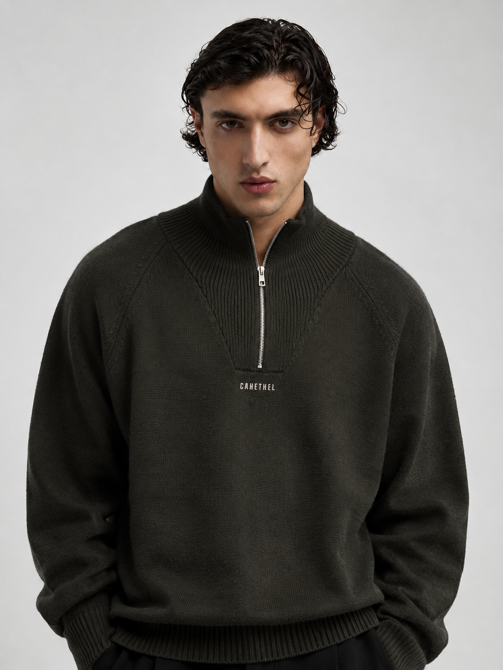 Unisex Quarter-Zip Pullover Sweatshirt 2