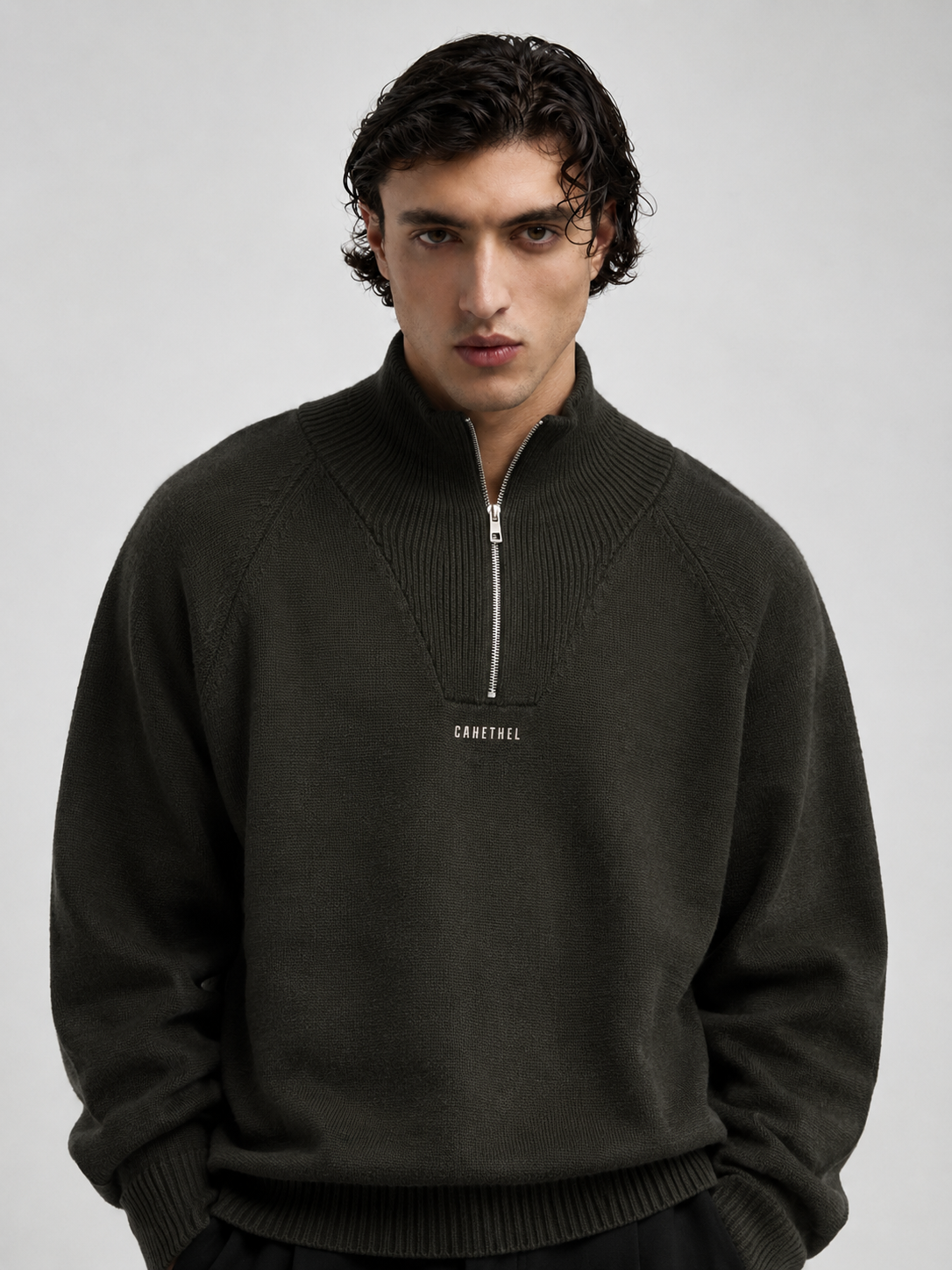 Unisex Quarter-Zip Pullover Sweatshirt 2