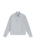 Unisex Boxy Plaid Long Sleeve Shirt 2