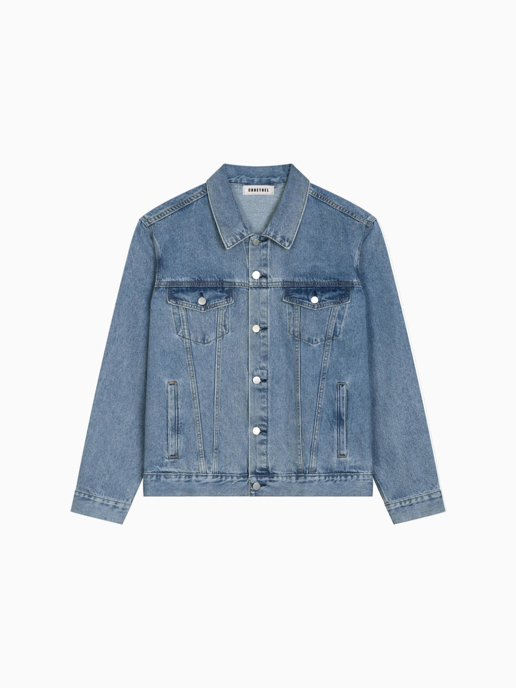Unisex Vintage Wash Denim Jacket